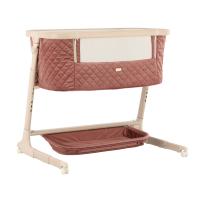 Qute Q-Wiggle Electric Co-Sleeper - Pink / White Wash
