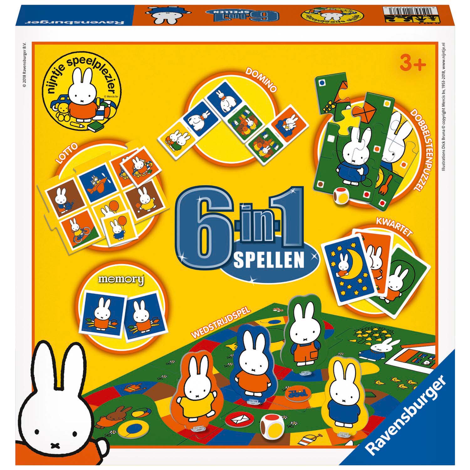 Ravensburger Nijntje 6-in-1 spellendoos