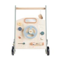 Sebra Houten Loopwagen - Blauw