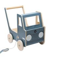Smallstuff Houten Loopwagen - Blauw