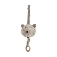 Smallstuff Muziekmobiel - Bouclé Wol - Nature Melange