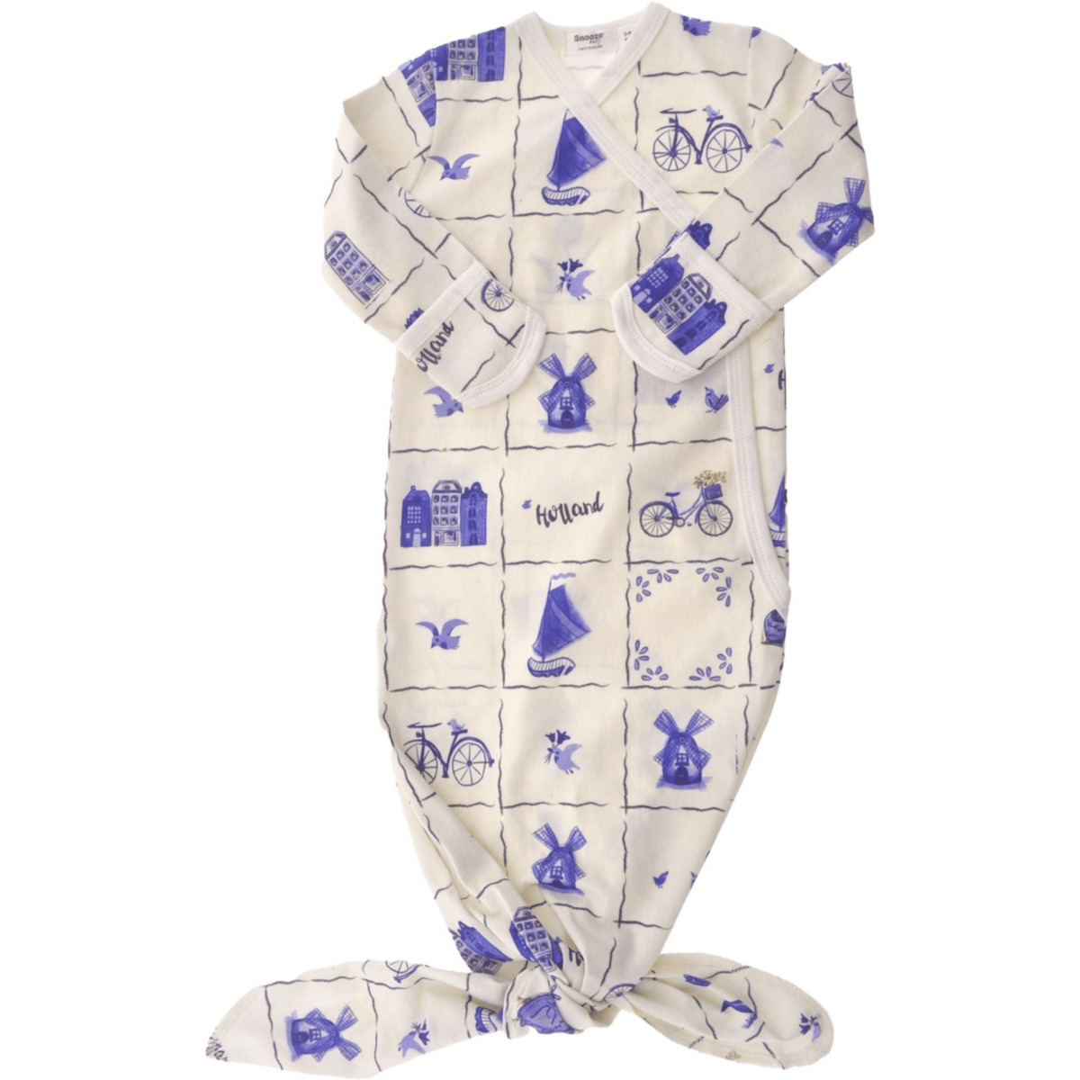 Snoozebaby Delfts Blue Newborn Slaapzak 0-3 mnd