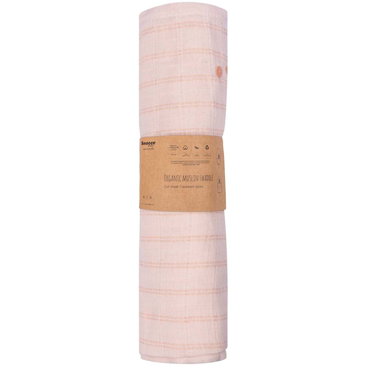 Snoozebaby Milky Rust Hydrofiele Doek XL