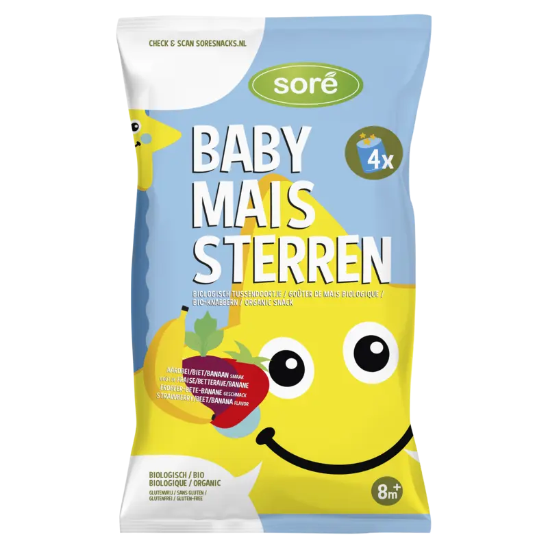 Sore Baby maissterren 4-pack 8m+
