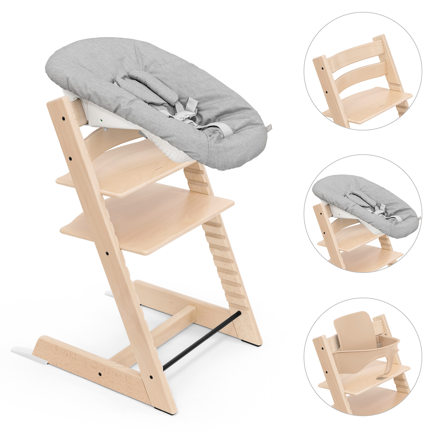Stokke Tripp Trapp bundel kinderstoel met newbornset en babyset