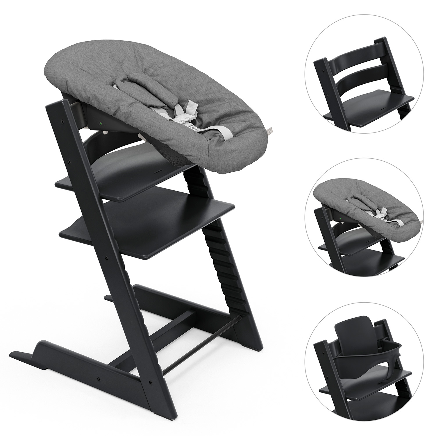 Stokke Tripp Trapp bundel kinderstoel met newbornset en babyset