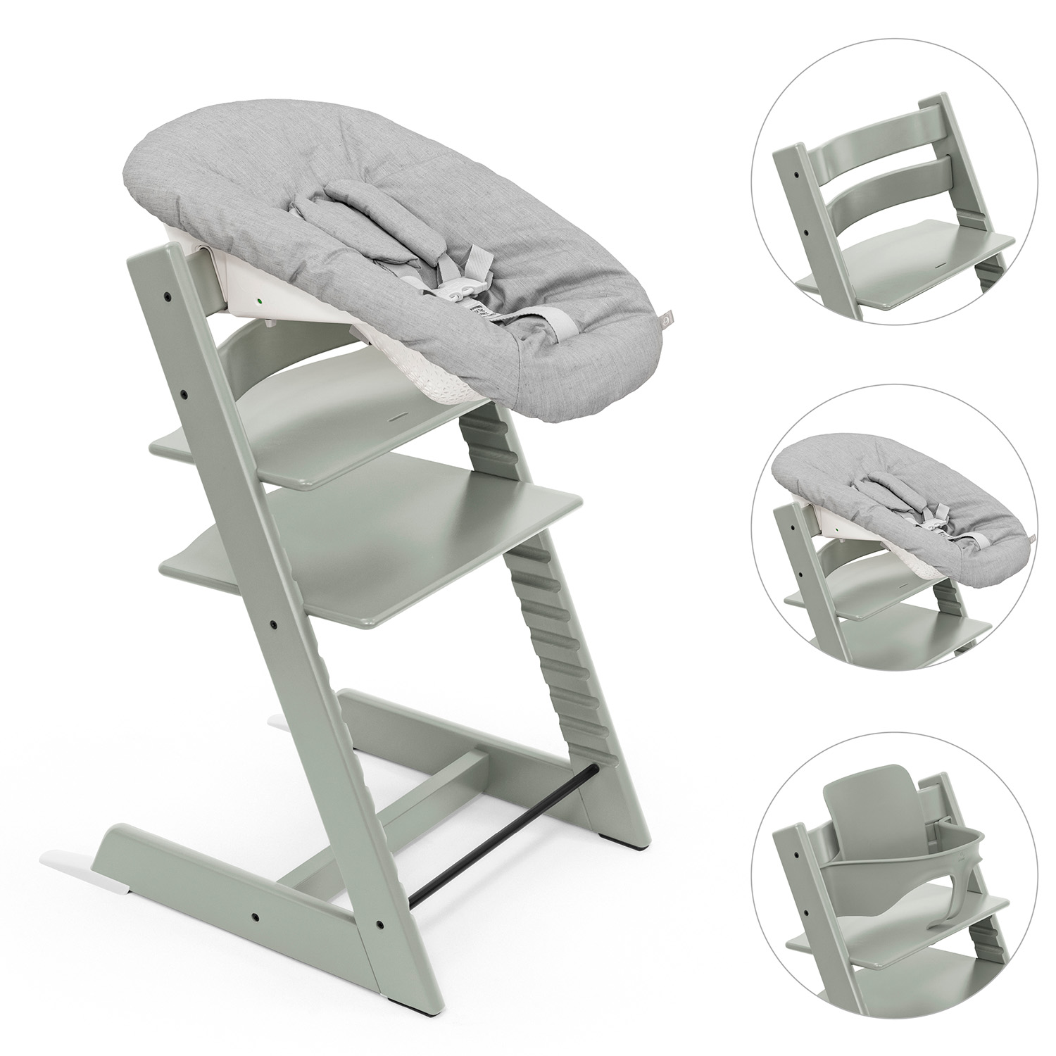 Stokke Tripp Trapp bundel kinderstoel met newbornset en babyset