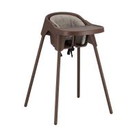 Stoohl Kinderstoel incl. Zitverkleiner + Eetblad + Tuigje - Chocolate