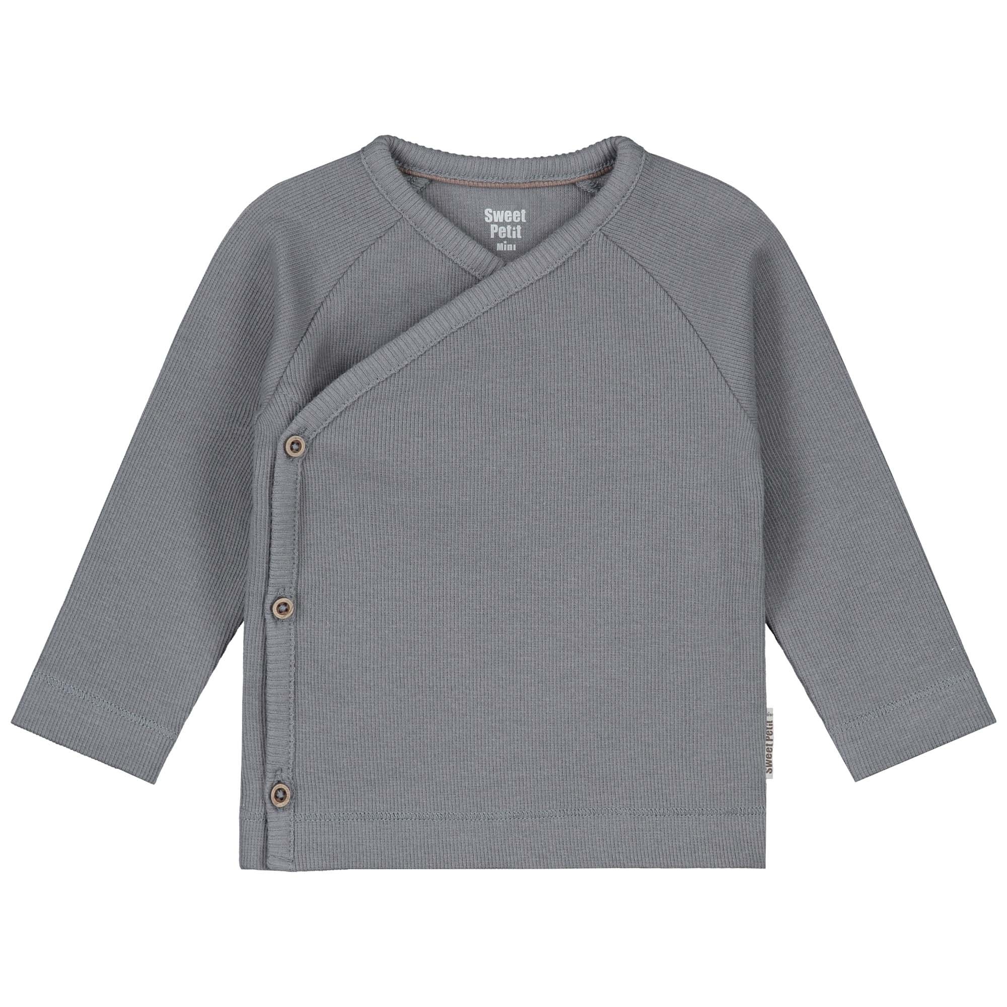 Sweet Petit Mini overslagshirt rib