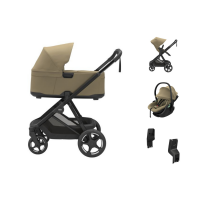 Thule Charm 2-in-1 Kinderwagen - Faded Khaki | Thule Maple Autostoeltje | Autostoel Adapterset