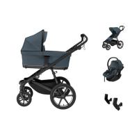 Thule Urban Glide 4-Wheel Kinderwagen - Dark Slate | Thule Maple Autostoeltje | Autostoel Adapters