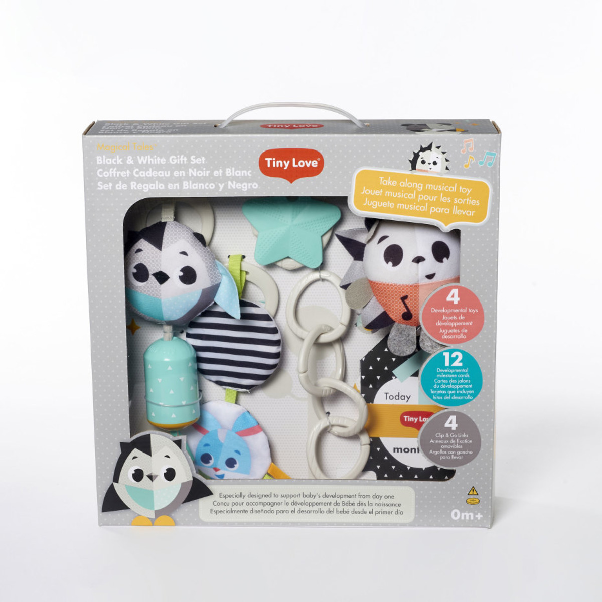 Tiny Love Cadeauset Magical Tales Zwart & White 0m+