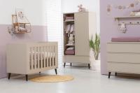 TWF Babykamer Beach Island Clay | Ledikant 70 x 140 - Commode XL - Hanglegkast 2-Deurs