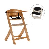 TWF Boris Meegroeistoel - Naturel + Ralph Boyer Stoelverkleiner Nylon - Zwart