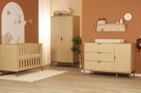TWF Ledikant 60 x 120 + Commode 3 Laden 1 Deur + Hanglegkast - Java