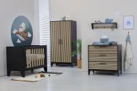 TWF Ledikant 60 x 120 - Commode 3 Laden - Hanglegkast 2 Deuren Milaan