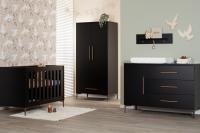 TWF Meegroeibed - Commode XL 3 Laden 1 Deur Modena Metaal
