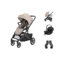 UPPAbaby Cruz V3 Kinderwagen Ada + UPPAbaby Cruz Autostoel Adapters + Baby-Safe Pro Autostoel - Pitch Black