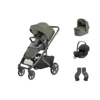 UPPAbaby Cruz V3 Kinderwagen Evelyn + UPPAbaby Cruz Autostoel Adapters + Baby-Safe Pro Autostoel - Pitch Black