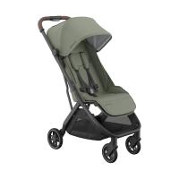 UPPAbaby Minu V3 Buggy - Evelyn Meadow Green Carbon Frame met Kastanje Bruin Leer