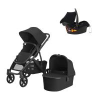 UPPAbaby VISTA V3 Kinderwagen 3-in-1 - Jake | Kidsriver Autostoel - Curve - Black