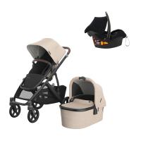 UPPAbaby VISTA V3 Kinderwagen 3-in-1 - Liam | Kidsriver Autostoel - Curve - Black