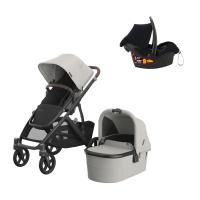 UPPAbaby VISTA V3 Kinderwagen 3-in-1 - Savannah | Kidsriver Autostoel - Curve - Black