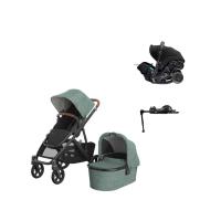 UPPAbaby VISTA V3 Kinderwagen 4-in-1 - Gwen | Doona X Autostoeltje | Doona X Isofix Base