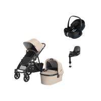 UPPAbaby VISTA V3 Kinderwagen 4-in-1 - Liam | Joolz X Maxi-Cosi Pebble 360 Pro 2 Autostoeltje | Maxi-Cosi FamilyFix 360 Pro