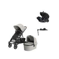 UPPAbaby VISTA V3 Kinderwagen 4-in-1 - Savannah | Doona X Autostoeltje | Doona X Isofix Base