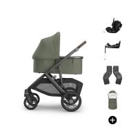 UPPAbaby VISTA V3 Kinderwagen Bundel - Evelyn | Dubatti by Römer Babysafe Pro Autostoeltje | Dubatti by Römer Vario Base 5Z