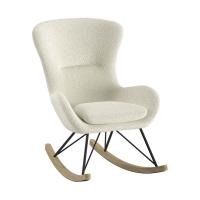 Vipack Schommelstoel - Rocky - Maxi - Beige Bouclé