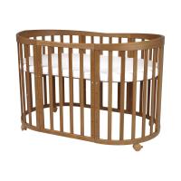 Waldin Oval Combibed 7‑in‑1 - Vintage inclusief matras