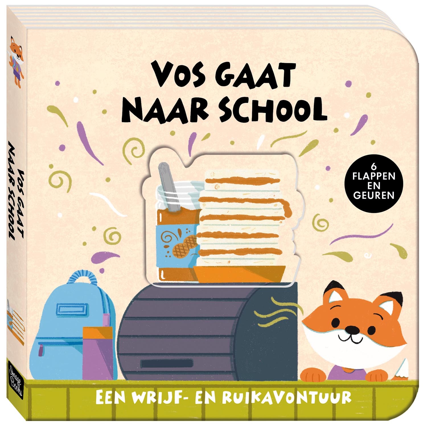Wrijf en ruik - Vos gaat naar school