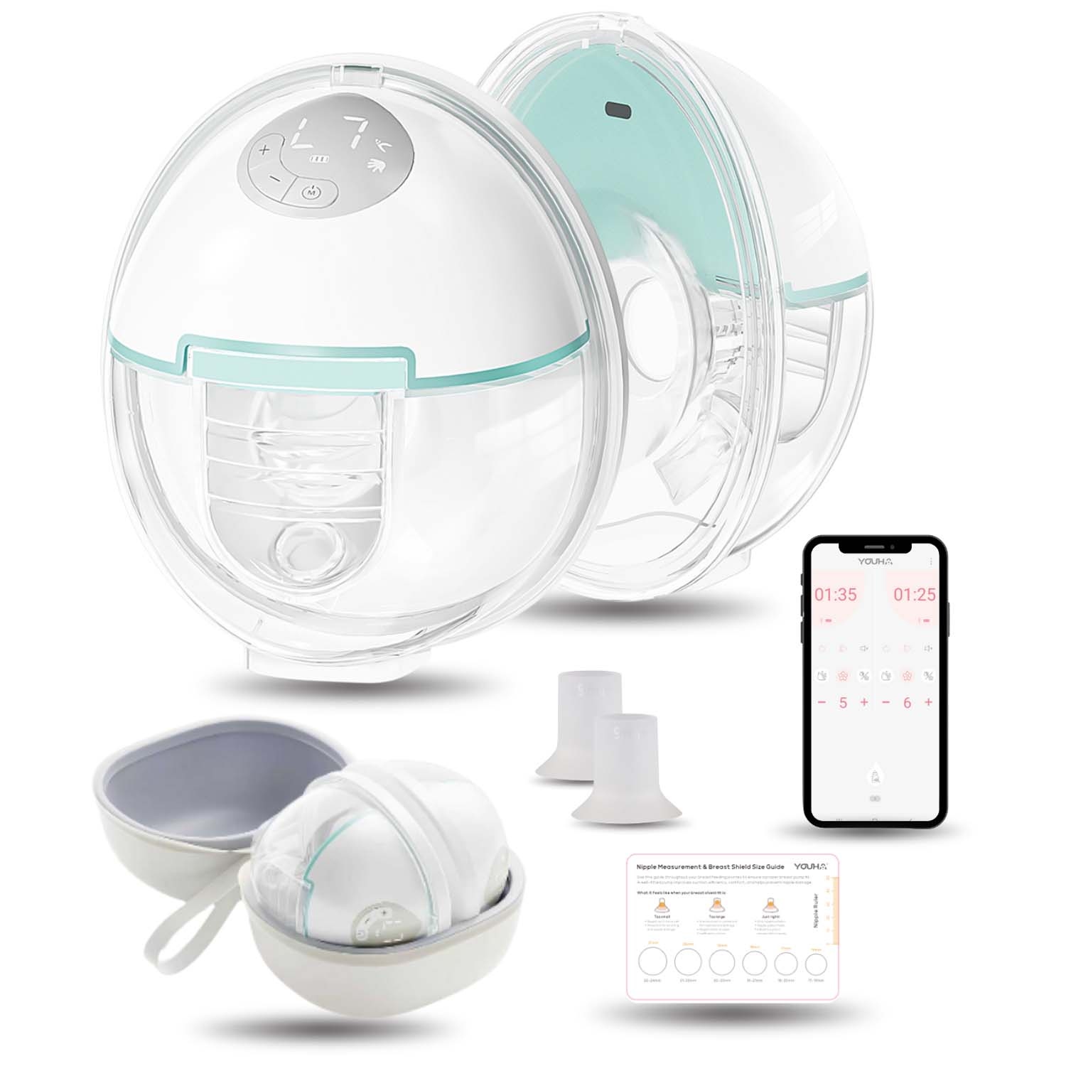 Youha Evera handsfree dubbele borstkolf