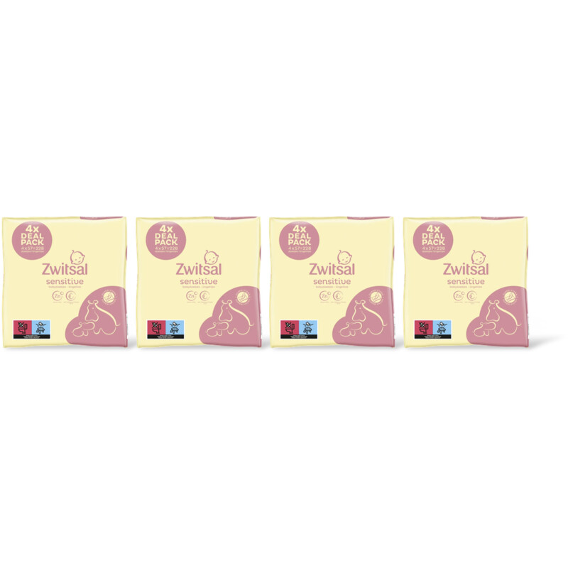 Zwitsal Baby sensitive billendoekjes 16-pack