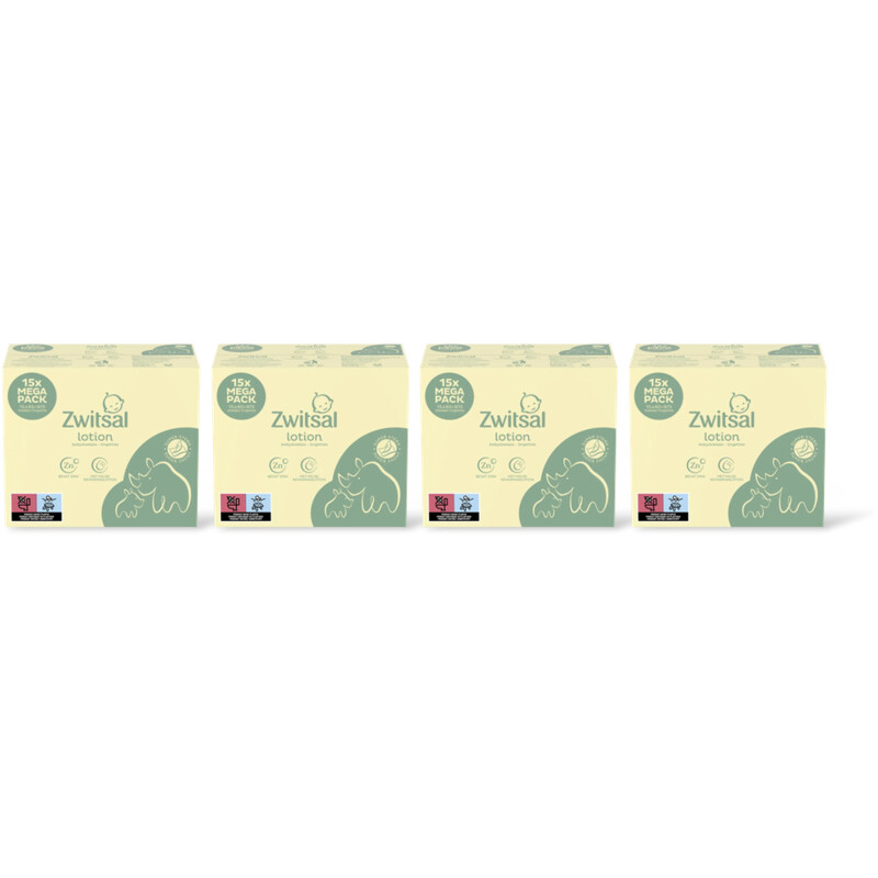 Zwitsal Lotion billendoekjes voordeelpak 4-pack