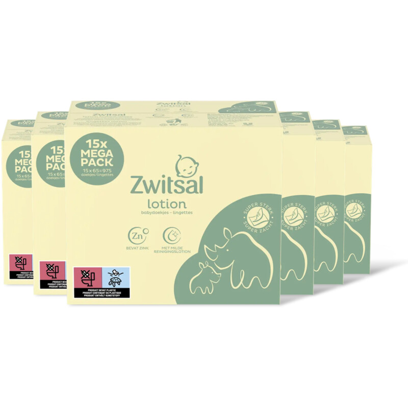 Zwitsal Lotion billendoekjes voordeelpak 6-pack