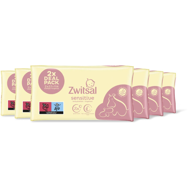 Zwitsal Sensitive billendoekjes 12-pack